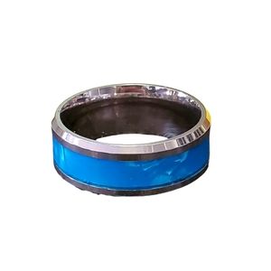 Enamal Stainless Steel Ring #36 size 8